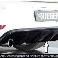 Difusor VW Golf 6 GTI convertible   -Preto Mate