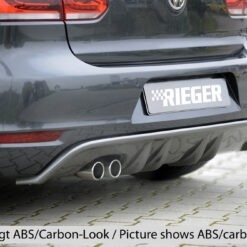 Difusor VW Golf 6 GTD 5-dr.   -Preto Mate