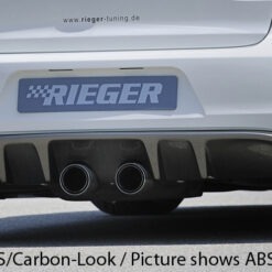 Difusor VW Golf 6 GTI convertible   -Preto Mate