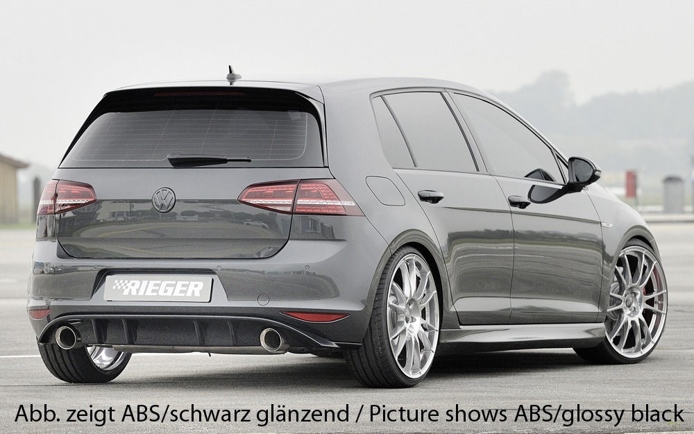 Difusor VW Golf 7 GTI Clubsport 5-dr. 02.16- -Preto Mate - Image 2