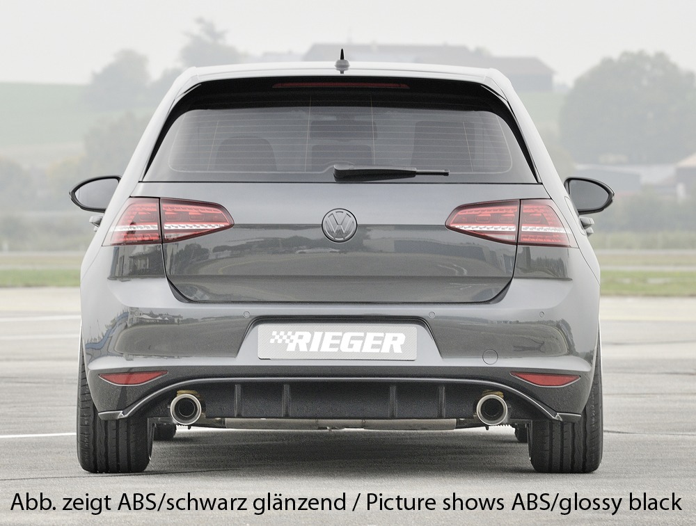 Difusor VW Golf 7 GTI Clubsport 5-dr. 02.16- -Preto Mate - Image 3