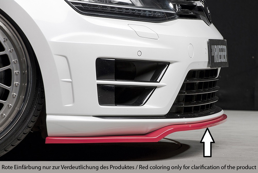 Spoiler / Lip VW Golf 7 R-Line 3-dr. 10.12-12.16 Preto Mate