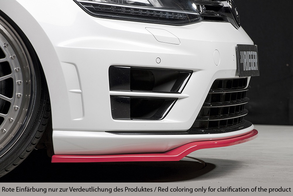 Spoiler / Lip VW Golf 7 R-Line 3-dr. 10.12-12.16 Preto Mate - Image 2