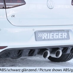 Alternative view of Difusor VW Golf 7 R 5-dr. 12.13-12.16   -Preto Mate