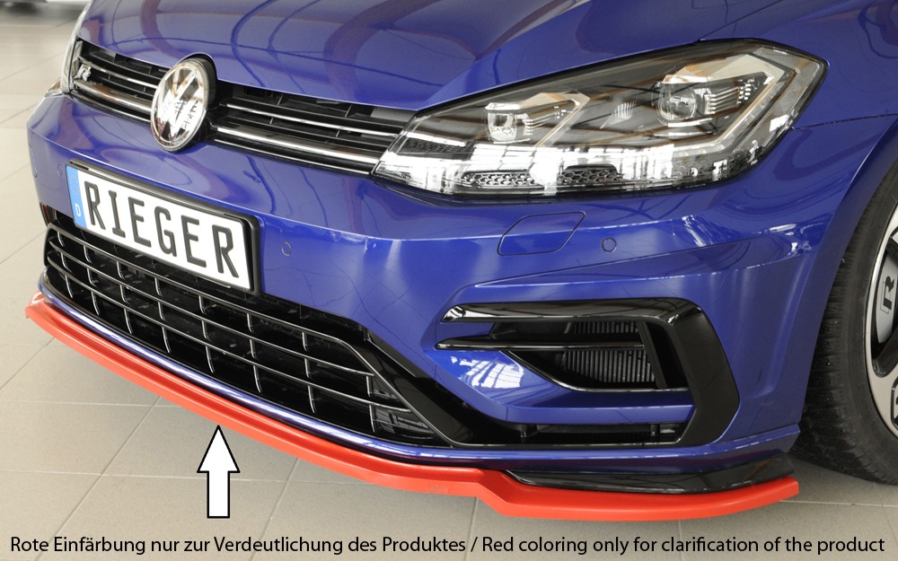 Spoiler / Lip VW Golf 7 R-Line 3-dr. 02.17- Preto Mate