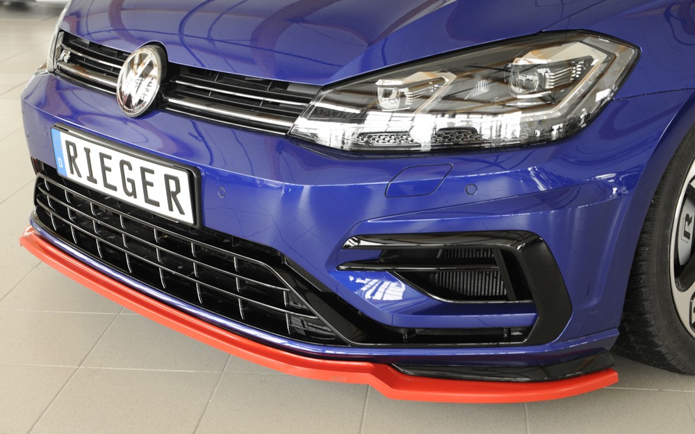 Spoiler / Lip VW Golf 7 R-Line 3-dr. 02.17- Preto Mate - Image 3