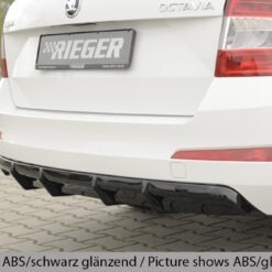 Alternative view of Difusor Skoda Octavia (5E) sedan 02.17-03.20   -Preto Mate