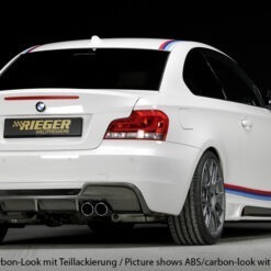 Alternative view of Difusor BMW 1-series E82, E88  (182 / 1C) coupe 10.07-  -Preto Brilhante