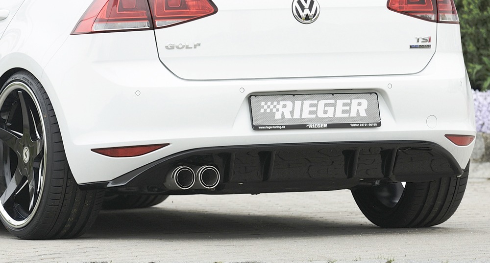 Difusor VW Golf 7 GTD 5-dr. 06.13-12.16 -Preto Brilhante - Image 2