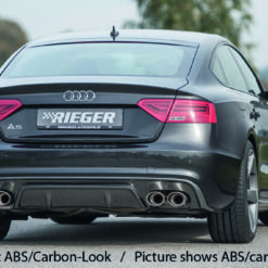 Alternative view of Difusor Audi A5 S5 (B8/B81) sportback 10.11-06.16  (S-LINE) -Preto Brilhante