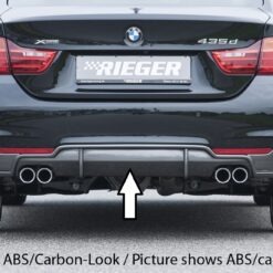 Difusor BMW 4-series F36  (3C) gran coupe (5-dr.) 07.15-  LCI  -Preto Brilhante