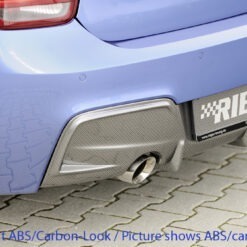 Difusor BMW 1-series F21  (1K2) sedan / 2-dr. 09.12-03.2015   -Preto Brilhante