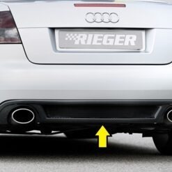 Difusor Audi A4 (8H) convertible 04.02-12.05   -Preto Brilhante