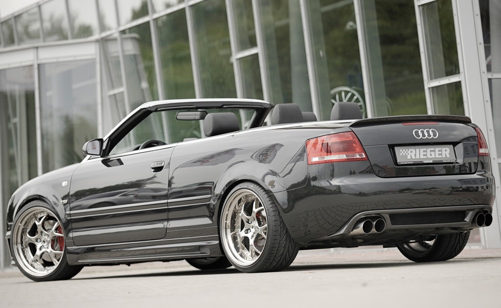 Difusor Audi A4 (8H) convertible 04.02-12.05 -Preto Brilhante - Image 4