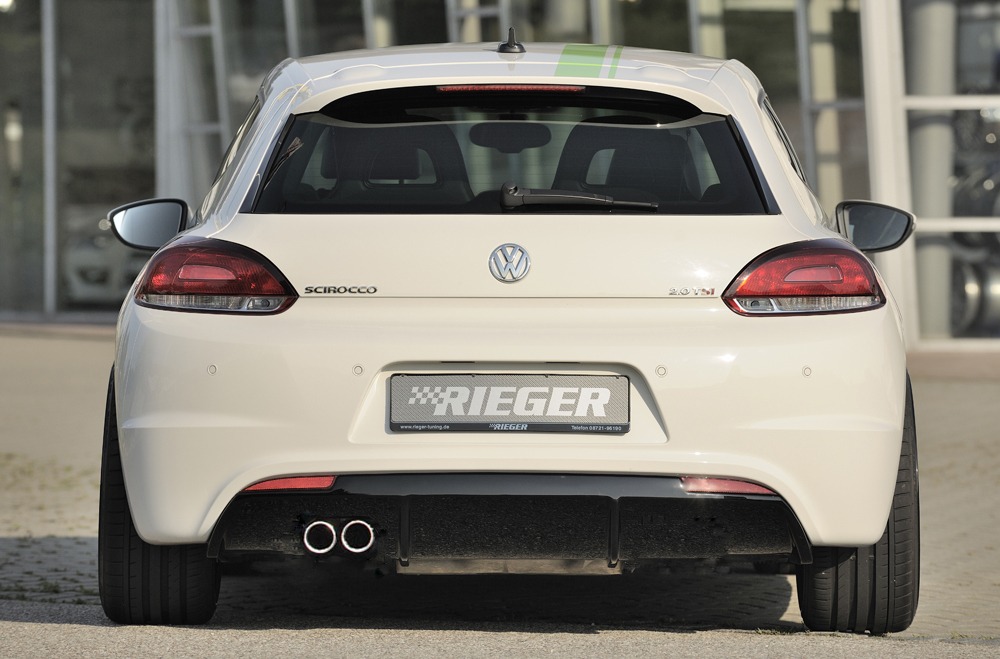 Difusor VW Scirocco 3 (13) 2-dr. 08.08-04.14 -Preto Brilhante