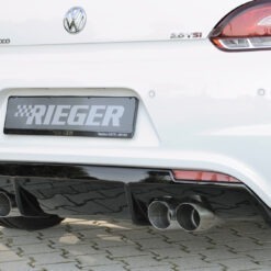 Difusor VW Scirocco 3 (13) 2-dr. 08.08-04.14   -Preto Brilhante