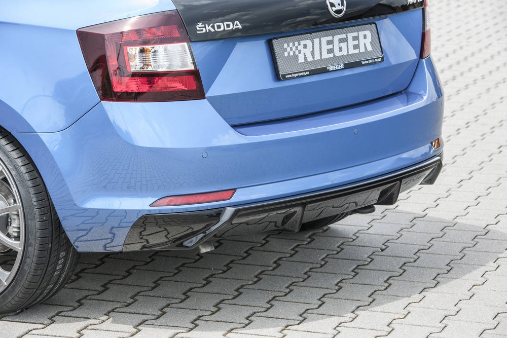 Difusor Skoda Rapid (NH) spaceback 07.12-04.17 -Preto Brilhante - Image 2