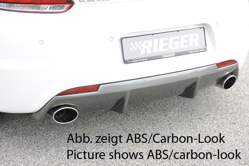 Difusor VW Scirocco R (13) 2-dr. 11.09-04.14 -Preto Brilhante - Image 3