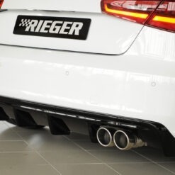 Alternative view of Difusor Audi A3 (8V) 5-dr. (sportback 8VA) 07.12-08.16  (Não SLINE) -Preto Brilhante