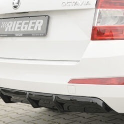 Alternative view of Difusor Skoda Octavia (5E) sedan 02.17-03.20   -Preto Brilhante