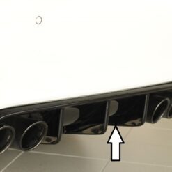 Difusor BMW 4-series F83 M4 (M3) convertible 07.14-  -Preto Brilhante