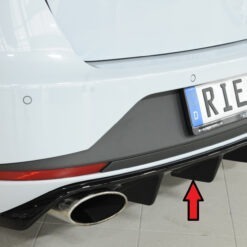Difusor Seat Leon Cupra (5F) 5-dr. (ST/station wagon) 03.14-12.16   -Preto Brilhante