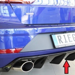 Difusor Seat Leon Cupra (5F) 5-dr. (ST/station wagon) 01.17-   -Preto Brilhante