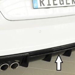 Difusor Audi A3 (8V) 5-dr. (sportback 8VA) 07.12-08.16  (S-LINE) -Preto Brilhante