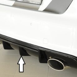 Difusor Audi A3 S3 (8V) 5-dr. (sportback 8VA) 05.13-08.16  (S-LINE) -Preto Brilhante