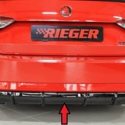 Difusor Skoda Superb III (3T/3V) sedan 11.18-07.19 (bis Facelift 2)  -Preto Brilhante