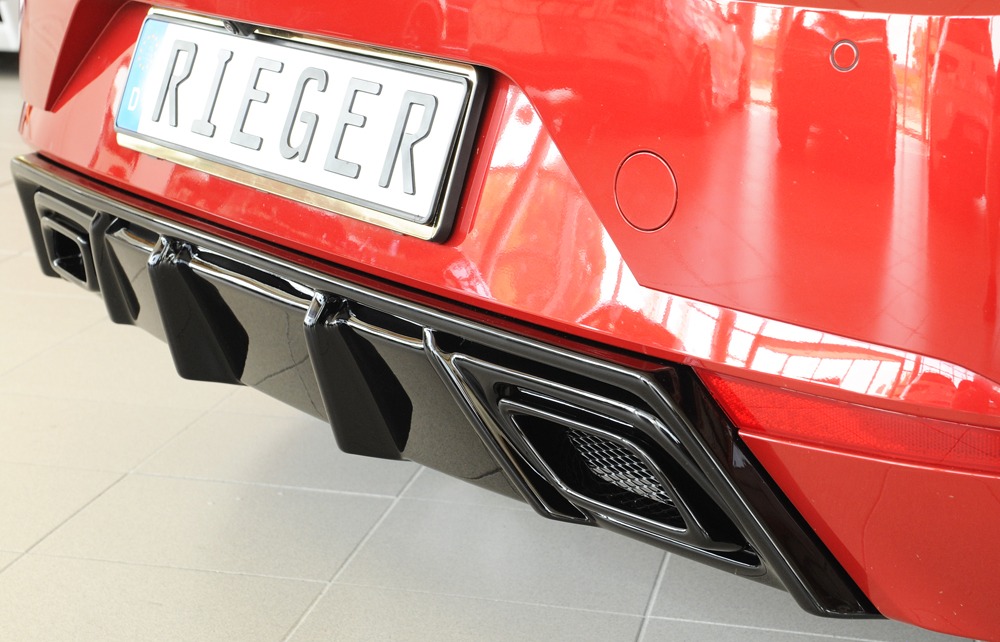 Difusor Seat Ibiza FR (KJ) 5-dr. 01.17- -Preto Brilhante - Image 3