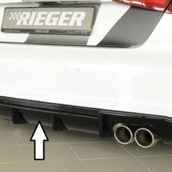 Difusor Audi A3 S3 (8V) 5-dr. (sportback 8VA) 05.13-08.16  (S-LINE) -Preto Brilhante