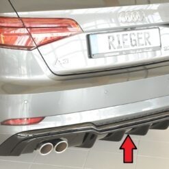 Difusor Audi A3 (8V) 5-dr. (sportback 8VA) 09.16-  (S-LINE) -Preto Brilhante
