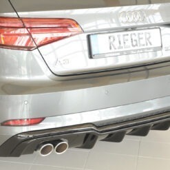 Alternative view of Difusor Audi A3 (8V) 5-dr. (sportback 8VA) 09.16-  (S-LINE) -Preto Brilhante