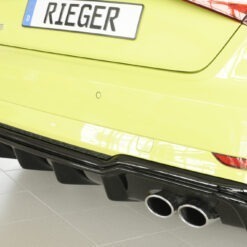 Alternative view of Difusor Audi A3 S3 (8V) 5-dr. (sportback 8VA) 09.16-  (S-LINE) -Preto Brilhante