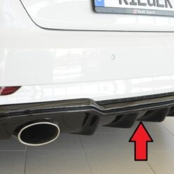 Difusor Audi A3 S3 (8V) 5-dr. (sportback 8VA) 09.16-  (S-LINE) -Preto Brilhante