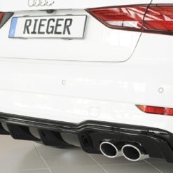 Alternative view of Difusor Audi A3 S3 (8V) 5-dr. (sedan 8VS) 09.16-  (S-LINE) -Preto Brilhante