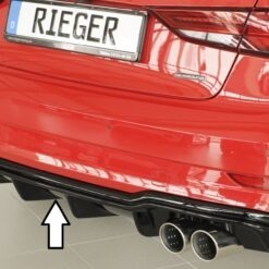 Difusor Audi A3 (8V) 5-dr. (sedan 8VS) 09.16-  (S-LINE) -Preto Brilhante