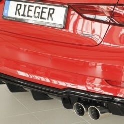 Alternative view of Difusor Audi A3 (8V) 5-dr. (sedan 8VS) 09.16-  (S-LINE) -Preto Brilhante