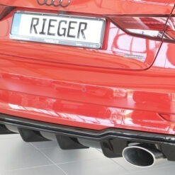 Alternative view of Difusor Audi A3 S3 (8V) 5-dr. (sedan 8VS) 09.16-  (S-LINE) -Preto Brilhante