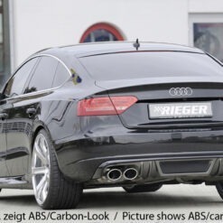 Alternative view of Difusor Audi A5 (B8/B81) sportback 06.07-07.11  (Não SLINE) -Preto Brilhante