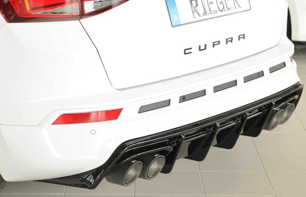 Difusor Seat Ateca Cupra (5FP) 09.18-07.20 -Preto Brilhante - Image 2