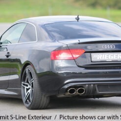 Alternative view of Difusor Audi A5 (B8/B81) coupe 06.07-07.11  Look Carbono (Não S-LINE)