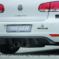 Difusor VW Golf 6 5-dr. 10.08-  -Look Carbono