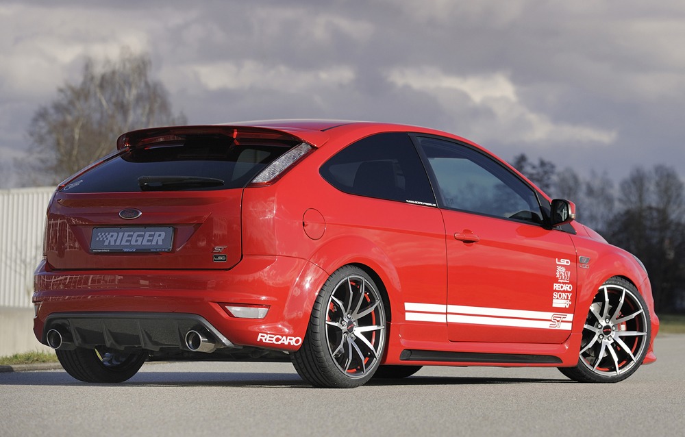 Difusor Ford Focus 2 ST 5-dr. 02.08-01.11 -Look Carbono - Image 3