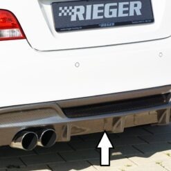 Difusor BMW 1-series E82, E88  (182 / 1C) coupe 10.07-  -Look Carbono
