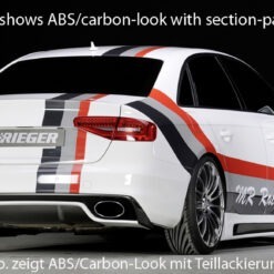 Alternative view of Difusor Audi A4 S4 (B8/B81) sedan 01.12-  (S-LINE) -Look Carbono