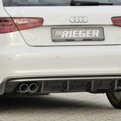 Difusor Audi A3 (8V) 5-dr. (sportback 8VA) 07.12-08.16  (Não SLINE) -Look Carbono