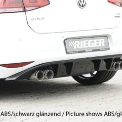 Difusor VW Golf 7 GTI Clubsport 5-dr. 02.16-  -Look Carbono