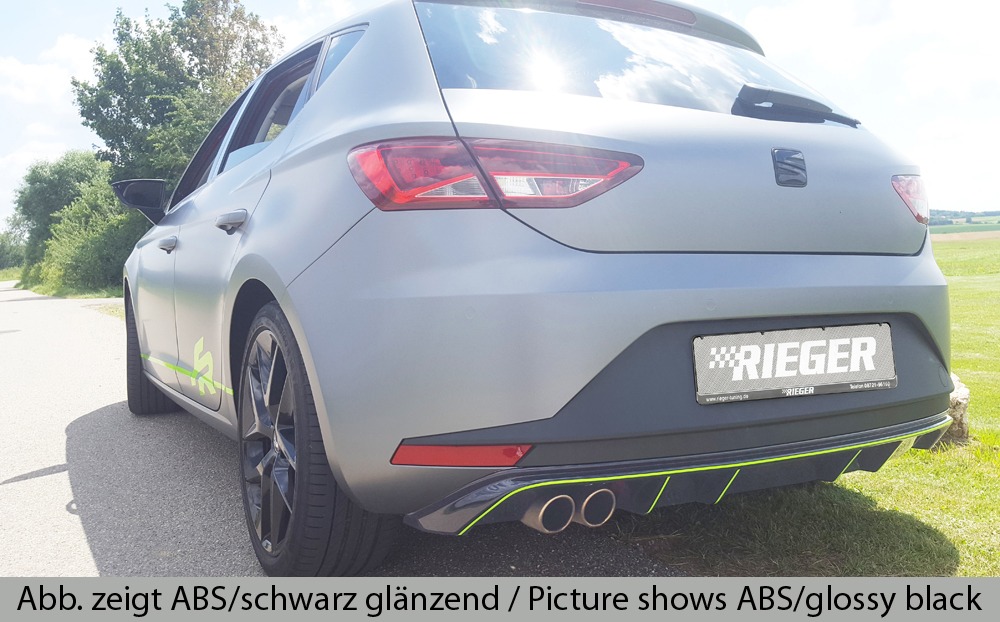 Difusor Seat Leon FR (5F) 5-dr. 01.13-12.16 -Look Carbono - Image 4